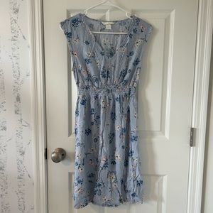 H&M Maternity Floral Stripe Dress Medium